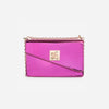 Stefany Crossbody Fuchsia Metallic