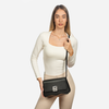 DIANA Crossbody Black Silver plating