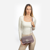 DIANA Crossbody Lilac Silver plating