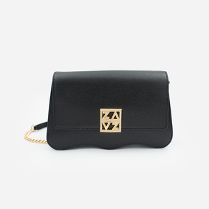 DIANA Crossbody Black Gold plating