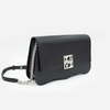 DIANA Crossbody Black Silver plating with crystals