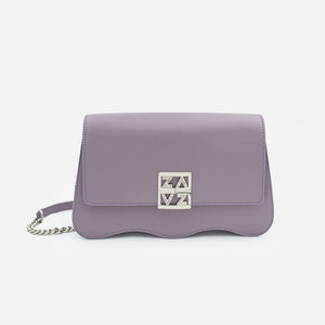 DIANA Crossbody Lilac Silver plating with crystals