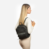 SANDRA Backpack Black silver plating