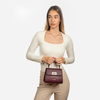 IRIS MINI Top Handle Burgundy