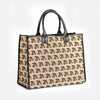 EVELYN Tote Black printed canvas