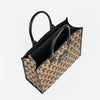 EVELYN Tote Black printed canvas