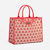 EVELYN Tote Red printed canvas