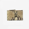 LARGE CARDHOLDER Green snakeskin