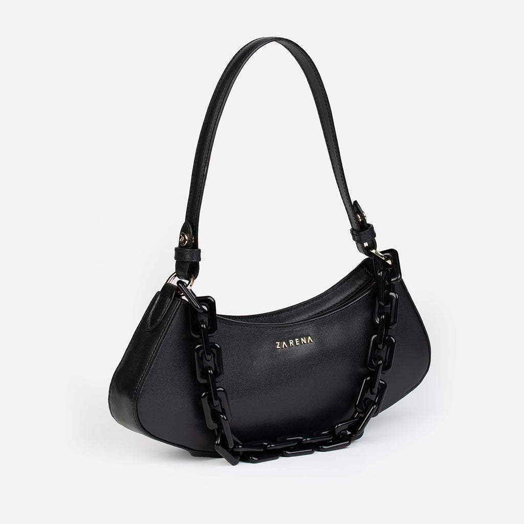 TANYA Shoulder Bag Black – Zarena 1970 LTD