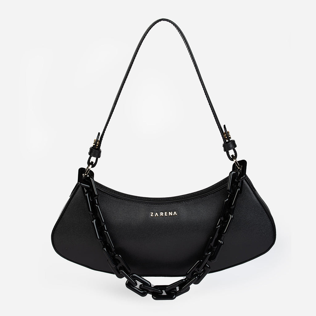 TANYA Shoulder Bag Black – Zarena 1970 LTD