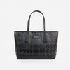 Stella Tote Black printed canvas