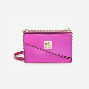 Stefany Crossbody Fuchsia Metallic